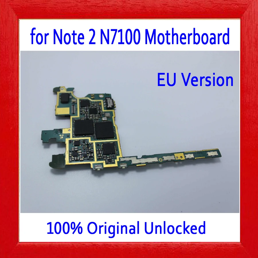 EU Version for Samsung Galaxy Note 2 N7100 Motherboard,16gb Original unlocked for Galaxy Note 2 N7100 Mainboard with Full Chips
EU Version for Samsung Galaxy Note 2 N7100 Motherboard,16gb Original unlocked for Galaxy Note 2 N7100 Mainboard with Full Chips