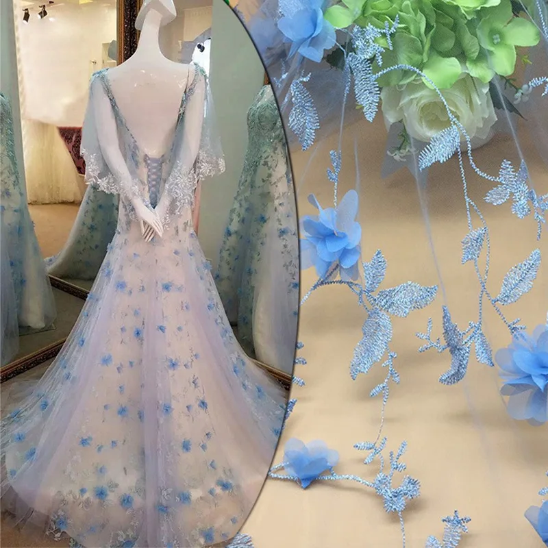 Composite Line Flower Embroidery Fabric Mesh Yarn Embroidery Lace Fabric Spring And Summer Women's Dress Embroidered Fabric
Composite Line Flower Embroidery Fabric Mesh Yarn Embroidery Lace Fabric Spring And Summer Women's Dress Embroidered Fabric