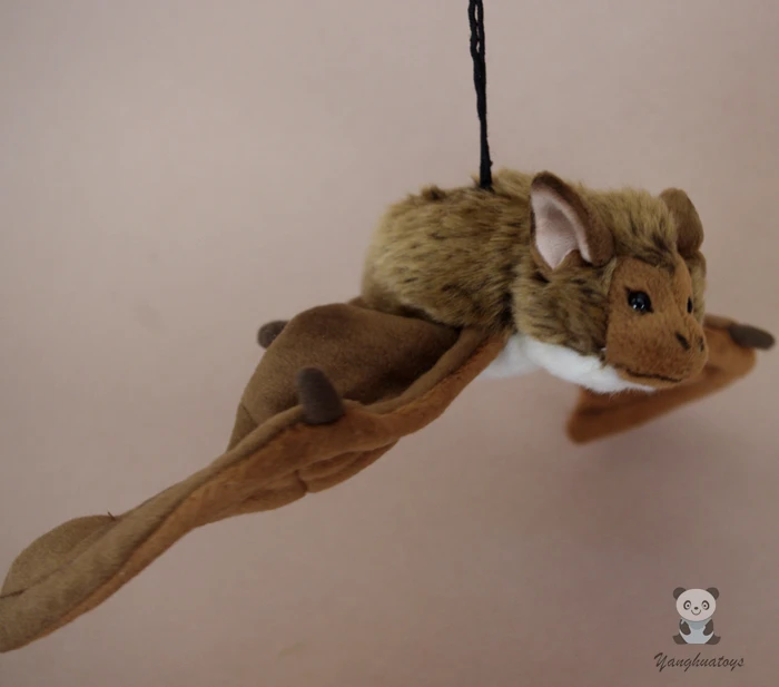 Фото Мягкие игрушки в виде животных кукла летучей мыши плюшевая подвесная игрушка