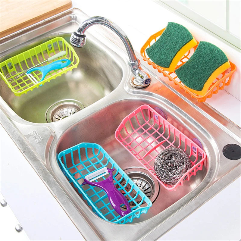 Kitchen Storage Rack Double Sucker Drain Basket Multifunctional Sponge Organizer kitchen rack dish rack drainer shelf basket
Kitchen Storage Rack Double Sucker Drain Basket Multifunctional Sponge Organizer kitchen rack dish rack drainer shelf basket