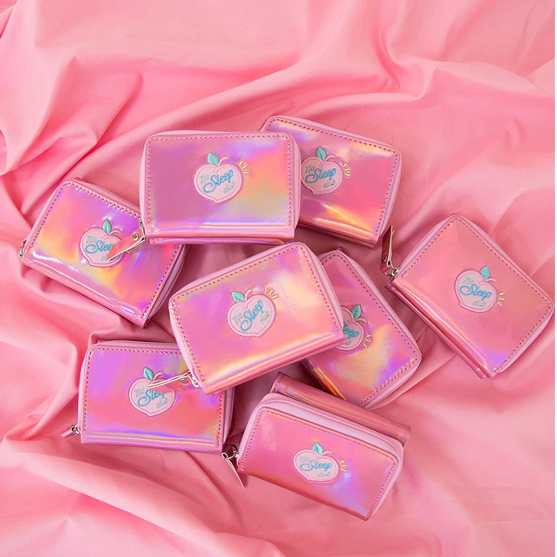 New Hologram Women Wallet Girls Embroidery Fold Leather Short Wallet Organizer ID Credit Card Holder Coin Purse
New Hologram Women Wallet Girls Embroidery Fold Leather Short Wallet Organizer ID Credit Card Holder Coin Purse