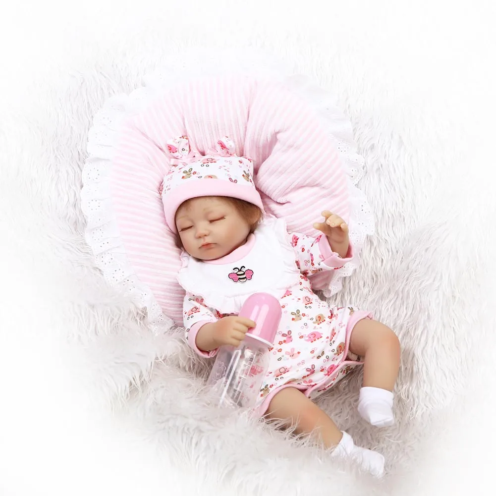 40CM NPK Reborn Baby Doll Toy Full Body Silicone 3D Lifelike Jointed Newborn Doll Gift Playmate Toys BM88
40CM NPK Reborn Baby Doll Toy Full Body Silicone 3D Lifelike Jointed Newborn Doll Gift Playmate Toys BM88