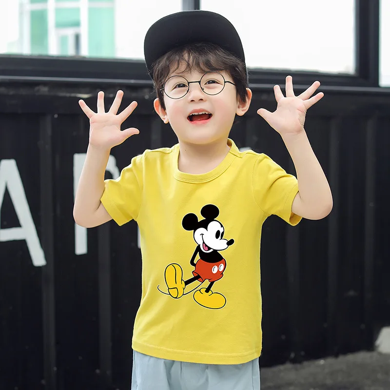 Baby Mickey T-Shirt Brand Designer Kids Mickey T-Shirt for Boy Clothes Boy Cotton Cartoon Pop Hero Clothes Kids Print Tops
Baby Mickey T-Shirt Brand Designer Kids Mickey T-Shirt for Boy Clothes Boy Cotton Cartoon Pop Hero Clothes Kids Print Tops