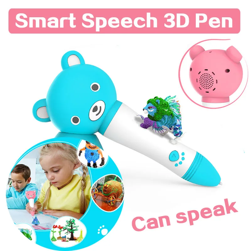 3D Printing Pens 3D Drawing Pens smart speech with Free 2m PLA Filament For Kids Child Education Tools Hobbies Toys
3D Printing Pens 3D Drawing Pens smart speech with Free 2m PLA Filament For Kids Child Education Tools Hobbies Toys