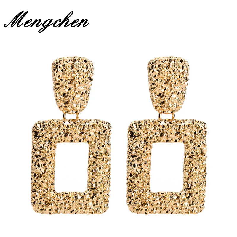 New Fashion Bohemian Exaggeration Square Gold Silver Alloy Geometric Pendant Earrings
New Fashion Bohemian Exaggeration Square Gold Silver Alloy Geometric Pendant Earrings