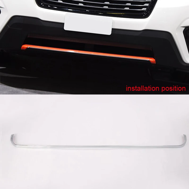 Car Styling Chrome Car Front Grille Bumper Down Strips Frame Cover Trim 1pcs For Subaru Forester SK 2019
Car Styling Chrome Car Front Grille Bumper Down Strips Frame Cover Trim 1pcs For Subaru Forester SK 2019
