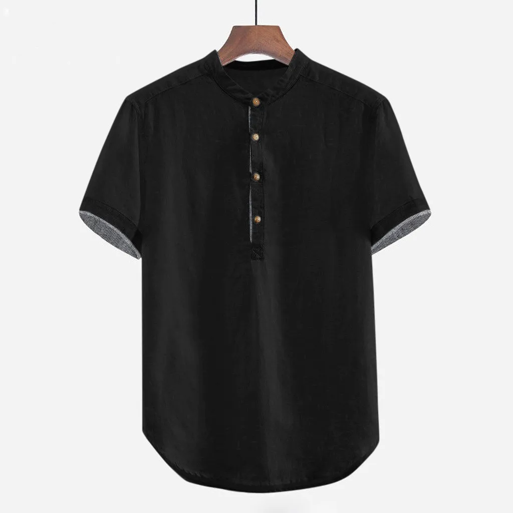 Black Casual Shirts Shorts Sleeve Men Shirts 100% Pure Cotton Linen Breathable Slim Fit Brand Clothing Plus Size Pure and Nature
Black Casual Shirts Shorts Sleeve Men Shirts 100% Pure Cotton Linen Breathable Slim Fit Brand Clothing Plus Size Pure and Nature