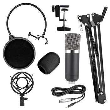 Internet celebrity Condenser KTV Microphone BM700 Cardioid Pro Audio Studio Vocal Recording Mic KTV Karaoke With Shock Mount
Internet celebrity Condenser KTV Microphone BM700 Cardioid Pro Audio Studio Vocal Recording Mic KTV Karaoke With Shock Mount