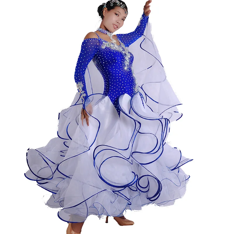 Customize New ballroom dance dress standard ballroom waltz dresses ballroom dance competition dresses custom made MD002
Customize New ballroom dance dress standard ballroom waltz dresses ballroom dance competition dresses custom made MD002