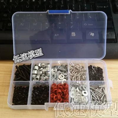 340PCS screws box screw nut bolt pin shim gasket combination 08027 02053 02037 02055 02078 02098 02099 For HSP 1/10 RC Car
340PCS screws box screw nut bolt pin shim gasket combination 08027 02053 02037 02055 02078 02098 02099 For HSP 1/10 RC Car