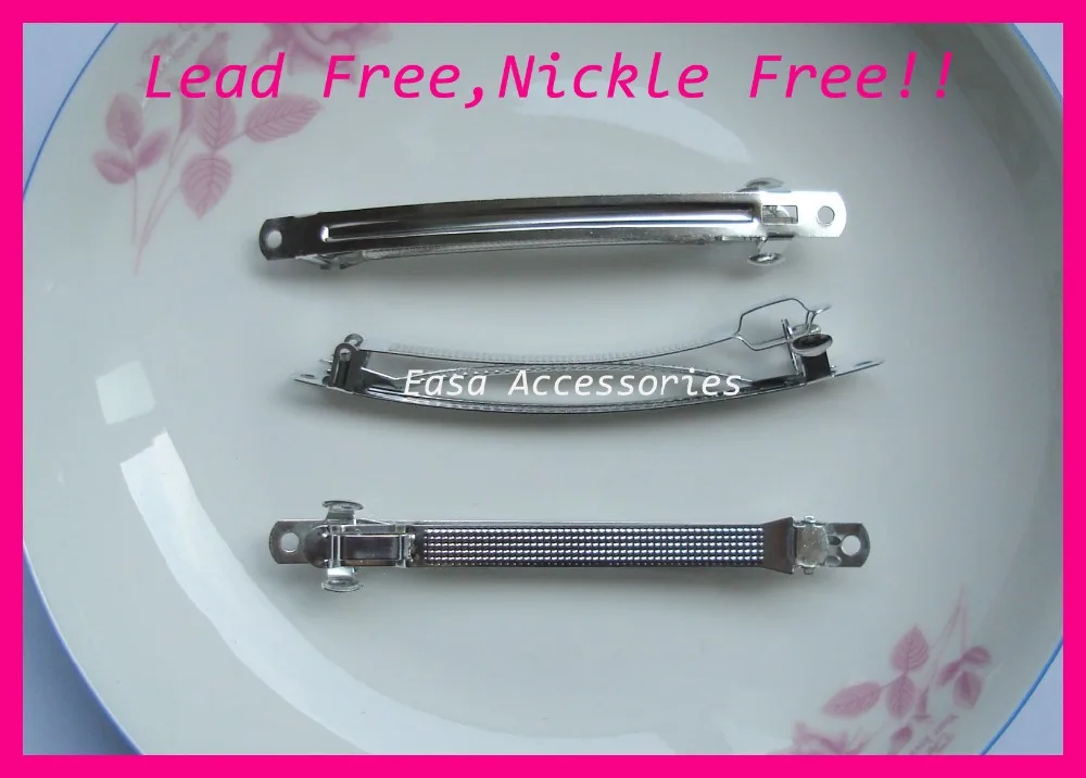 20PCS 10.0cm 4.0" double locked Slim Plain Metal French Barrette at silver finish at lead free and nickle free
20PCS 10.0cm 4.0" double locked Slim Plain Metal French Barrette at silver finish at lead free and nickle free