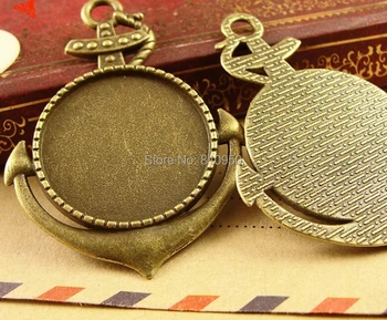 30pcs 36x50MM Inner:25MM Alloy/Metal Antique Bronze Anchor Blank Cameo Pendant DIY Jewelry Pendant base settings Accesory
30pcs 36x50MM Inner:25MM Alloy/Metal Antique Bronze Anchor Blank Cameo Pendant DIY Jewelry Pendant base settings Accesory