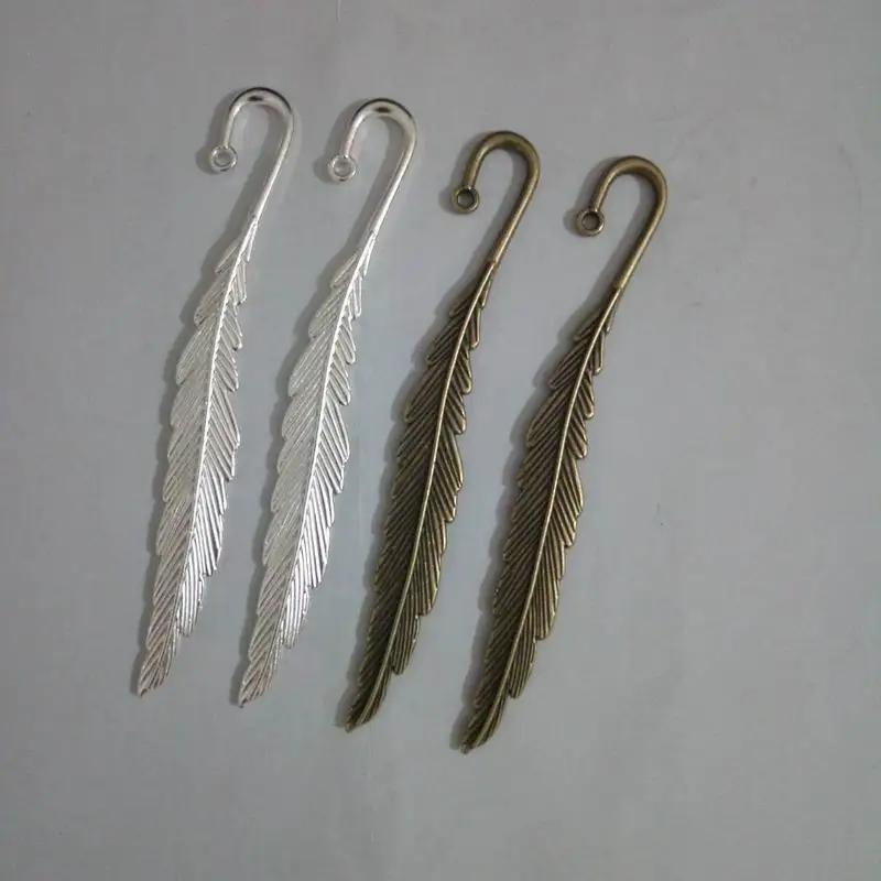 400 PCS DIY Silver Bronze Tone Feather Bookmarks Jewelry Making Findings 11.5cm (4 5/8") long
400 PCS DIY Silver Bronze Tone Feather Bookmarks Jewelry Making Findings 11.5cm (4 5/8") long