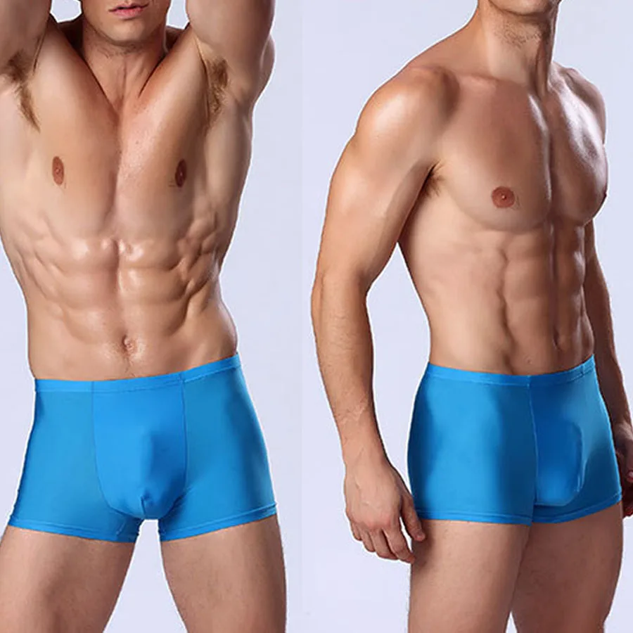 Ice silk 3D high flexible comfortable style Men super thin boxer pants shorts underwears quick-drying cool blue white 8031
Ice silk 3D high flexible comfortable style Men super thin boxer pants shorts underwears quick-drying cool blue white 8031