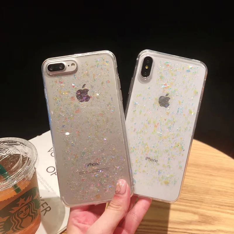 Simple fashion glitter candy paper sequin phone case for iPhoneXsMax XR X X 6 6S 7/8 Epoxy TPU case
Simple fashion glitter candy paper sequin phone case for iPhoneXsMax XR X X 6 6S 7/8 Epoxy TPU case