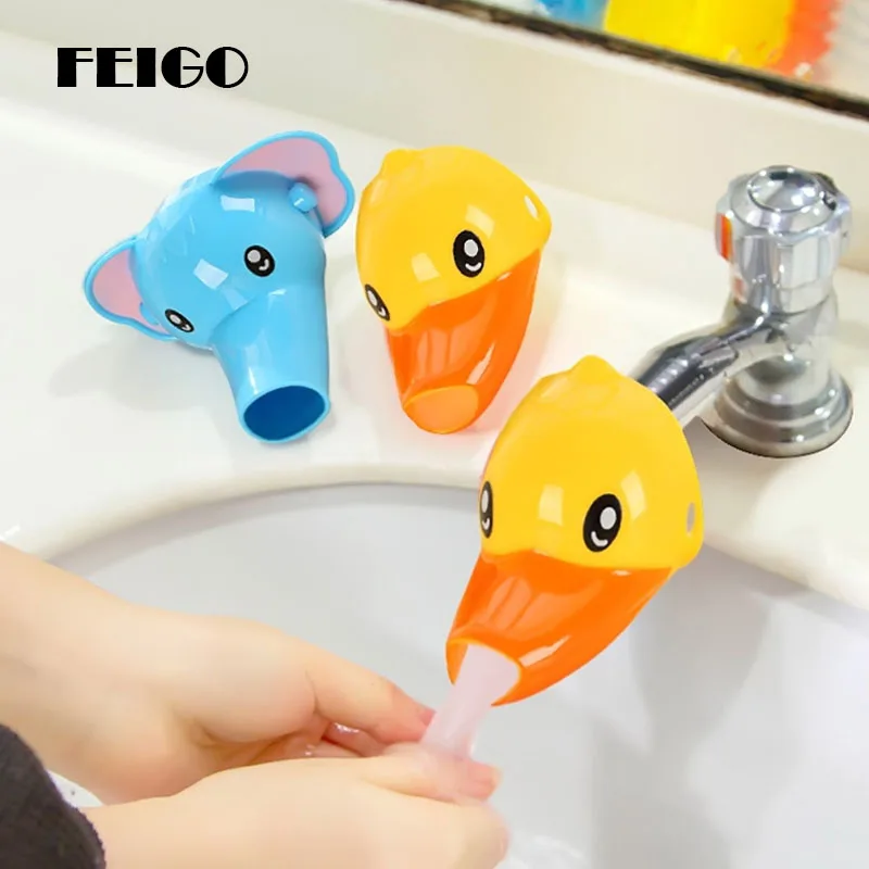 FEIGO 1Pc Cute Cartoon Elephant Bathroom Faucet Sink Extender Child Wash Hand Diverter Faucet Extender Bathroom Accessories F772
FEIGO 1Pc Cute Cartoon Elephant Bathroom Faucet Sink Extender Child Wash Hand Diverter Faucet Extender Bathroom Accessories F772