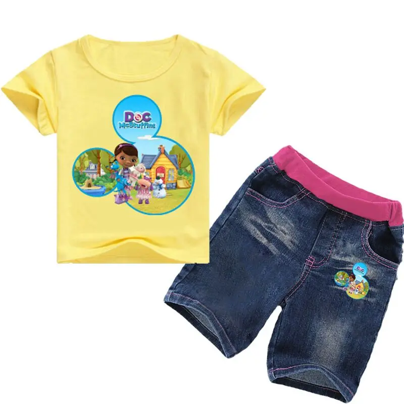 2-8Years Summer 2018 Kids Girls Clothes Set Doc Mcstuffins Clothes Girls Short Sets Children Sports Suit Toddler
2-8Years Summer 2018 Kids Girls Clothes Set Doc Mcstuffins Clothes Girls Short Sets Children Sports Suit Toddler