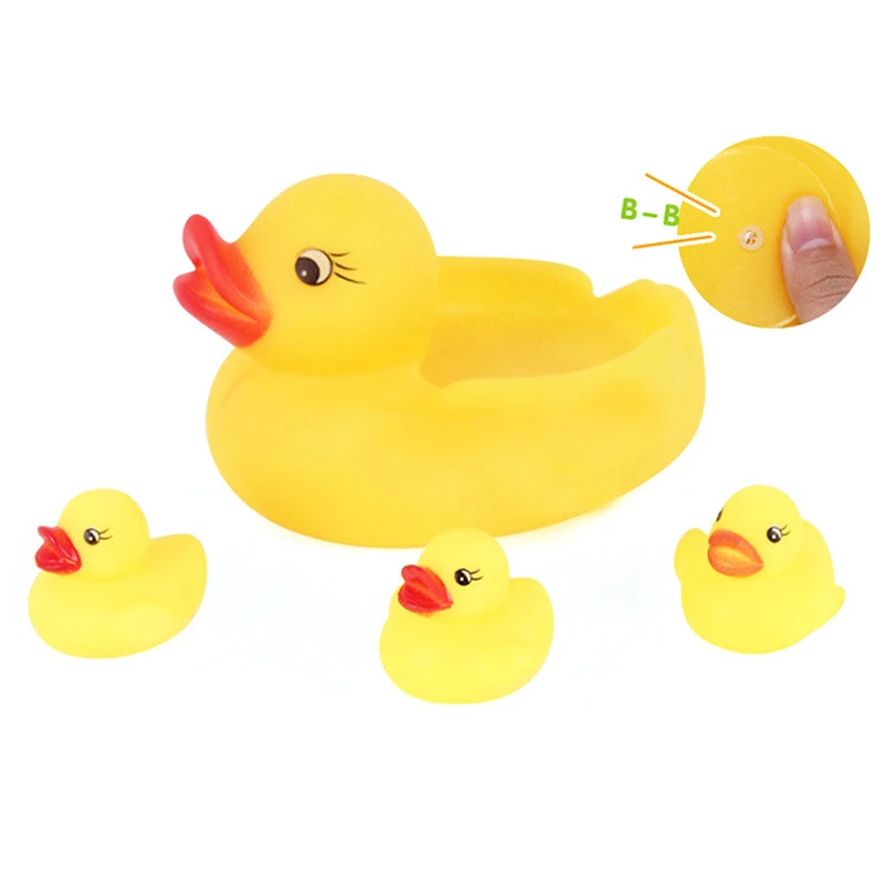 4pc/set Duck Bath Toy Play Figurine Duck Animal Toddler Baby Shower Toy Kids Summer Outdoor Game Beach Water Party Squeeze Toys
4pc/set Duck Bath Toy Play Figurine Duck Animal Toddler Baby Shower Toy Kids Summer Outdoor Game Beach Water Party Squeeze Toys