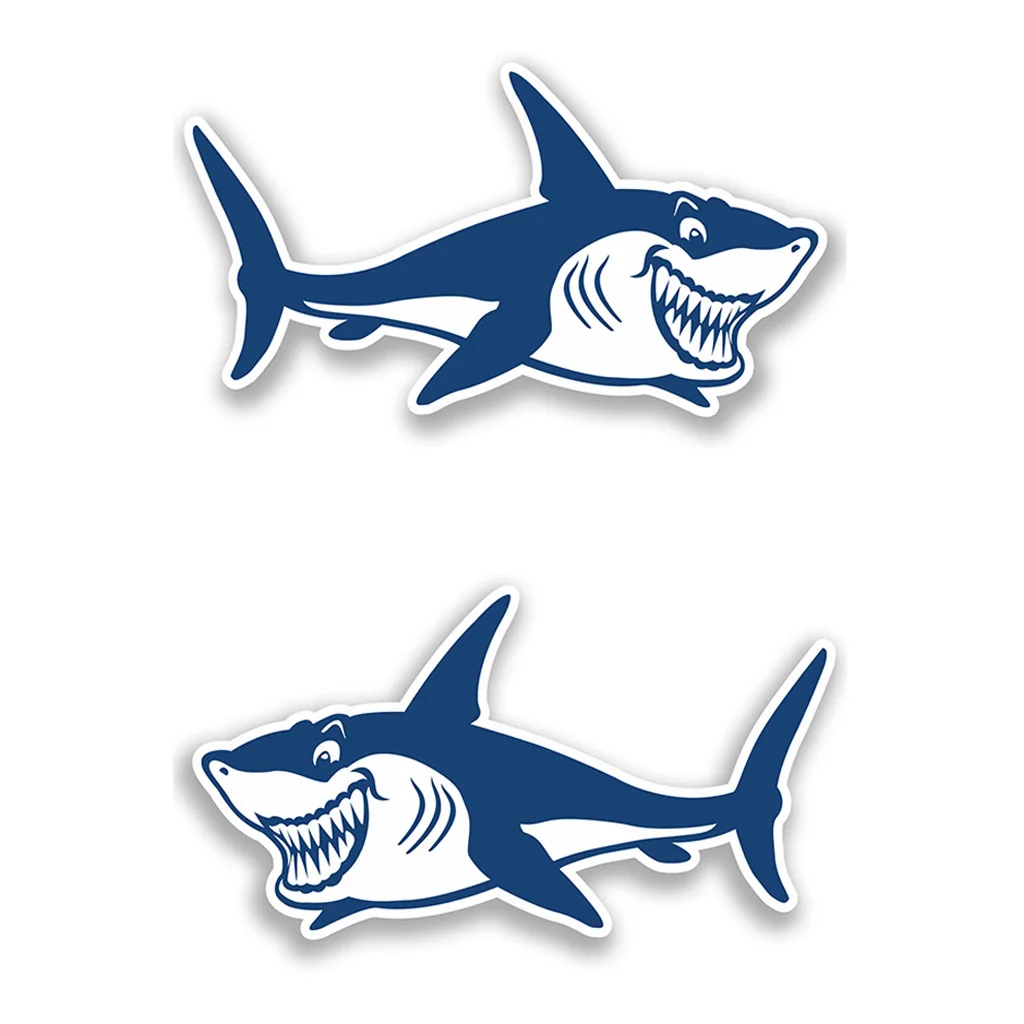 1 Pair Cute & Funny Shark Decals Vinyl Shark Emblem Badge Sticker For Automobiles Motorcycle Boat Canoe Computer Etc Waterproof 1 Pair Cute & Funny Shark Decals Vinyl Shark Emblem Badge Sticker For Automobiles Motorcycle Boat Canoe Computer Etc Waterproof