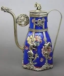 Chinese Old China Chinese Blue Porcelain Dragon Leopard Tea Pot wholesale factory Arts outlets
Chinese Old China Chinese Blue Porcelain Dragon Leopard Tea Pot wholesale factory Arts outlets