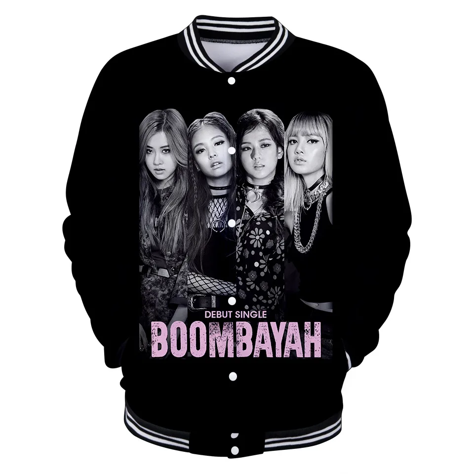 2018 New Korean Fashion Black Pink Kpop 3D Clohes Harajuku Sweatshirt Jacket Coats Plus Size Baseball Jacket Hip Hop Streetwear
2018 New Korean Fashion Black Pink Kpop 3D Clohes Harajuku Sweatshirt Jacket Coats Plus Size Baseball Jacket Hip Hop Streetwear