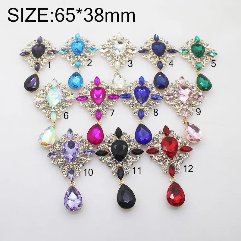 New sales price 2pcs/lot 65*38mm Gold Flatback Brooch Buttons Alloy Glass crystal Jewelry fittings Decoration buckle
New sales price 2pcs/lot 65*38mm Gold Flatback Brooch Buttons Alloy Glass crystal Jewelry fittings Decoration buckle