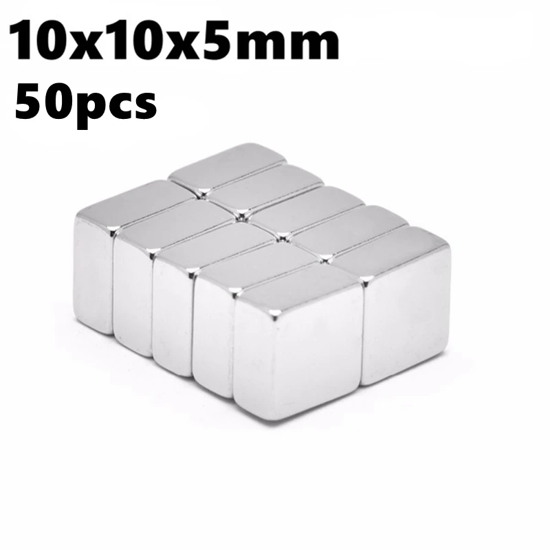 Small Block Neodymium Magnets 10mm x 10mm x 5mm N35 Rare Earth NdFeB 50pcs 10*10*5 Super Powerful Strong Magnetic Magnet
Small Block Neodymium Magnets 10mm x 10mm x 5mm N35 Rare Earth NdFeB 50pcs 10*10*5 Super Powerful Strong Magnetic Magnet