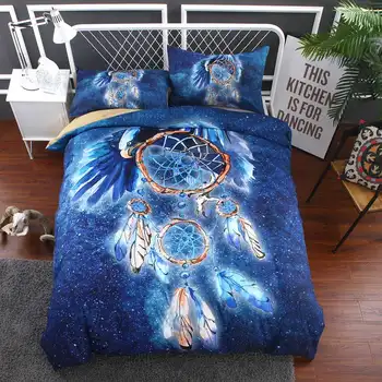 Bedclothes Space Dream Catcher Feather Galaxy Bedding Flying Eagle Wings Bedding Set queen. Bedspreads Bedclothes For Lit D
Bedclothes Space Dream Catcher Feather Galaxy Bedding Flying Eagle Wings Bedding Set queen. Bedspreads Bedclothes For Lit D