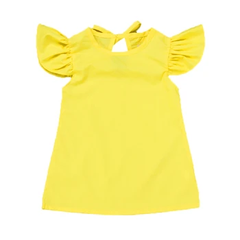 Summer Infant Baby Girls Dress Fly Sleeve Solid Bow Clothes Dresses Cotton Blend Casual Fashion Dress For Sweet Girls 3-24M A20
Summer Infant Baby Girls Dress Fly Sleeve Solid Bow Clothes Dresses Cotton Blend Casual Fashion Dress For Sweet Girls 3-24M A20