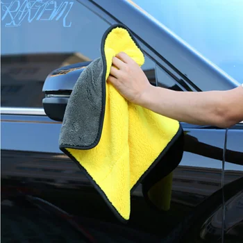 

30x30CM Thick Plush Microfiber Car Cleaning Cloths for Suzuki SX4 SWIFT Alto Liane Grand Vitara Jimny S-Cross