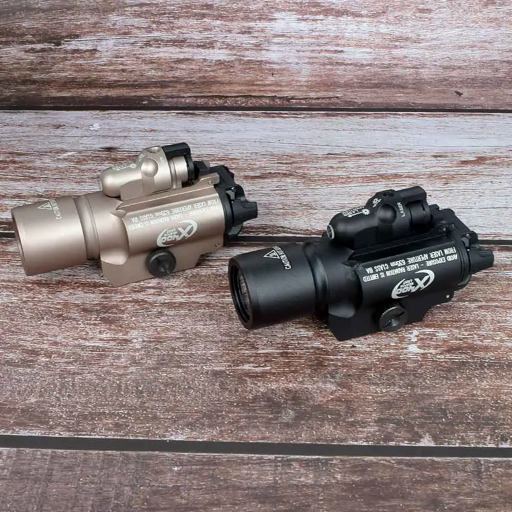 Hunting sight X400 Gun Light LED Flashlight for Pistol Handgun red Laser Light Hunting Scout Torch for Weaver Picatinny Rail
Hunting sight X400 Gun Light LED Flashlight for Pistol Handgun red Laser Light Hunting Scout Torch for Weaver Picatinny Rail