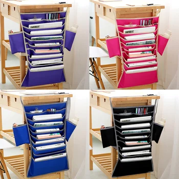 Behogar 10-Multi-Pocket Waterproof Oxford Cloth Desk Side Hanging Bag Storage Organizer Holder for School Office Students Worker
Behogar 10-Multi-Pocket Waterproof Oxford Cloth Desk Side Hanging Bag Storage Organizer Holder for School Office Students Worker