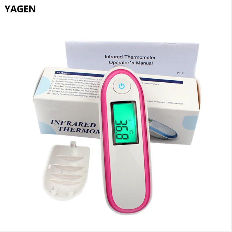 Non-contact Ear & Forehead LCD Digital Infrared Thermometer Baby Adult Body Temperature Monitor CE FDA Approved
Non-contact Ear & Forehead LCD Digital Infrared Thermometer Baby Adult Body Temperature Monitor CE FDA Approved