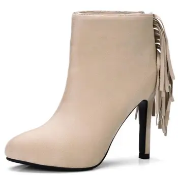 Fashion Shoes Woman Chaussure Femme Ladies Size 26-62 Women Pumps Winter Tassel Chunky High Heels Wedding Ankle Boots BYB16158
Fashion Shoes Woman Chaussure Femme Ladies Size 26-62 Women Pumps Winter Tassel Chunky High Heels Wedding Ankle Boots BYB16158