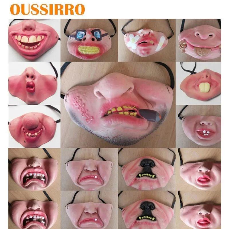 2019 Punish Funny realistic silicone mask Scary Half Face Clown Latex Mask For Cosplay Costume / Halloween Party Decoration
2019 Punish Funny realistic silicone mask Scary Half Face Clown Latex Mask For Cosplay Costume / Halloween Party Decoration