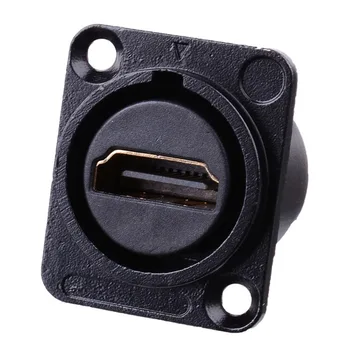 HDMI D-type Socket Network Plug Chassis Panel Mount Audio Connector Metal HD Aviation Cable Nov-26A
HDMI D-type Socket Network Plug Chassis Panel Mount Audio Connector Metal HD Aviation Cable Nov-26A