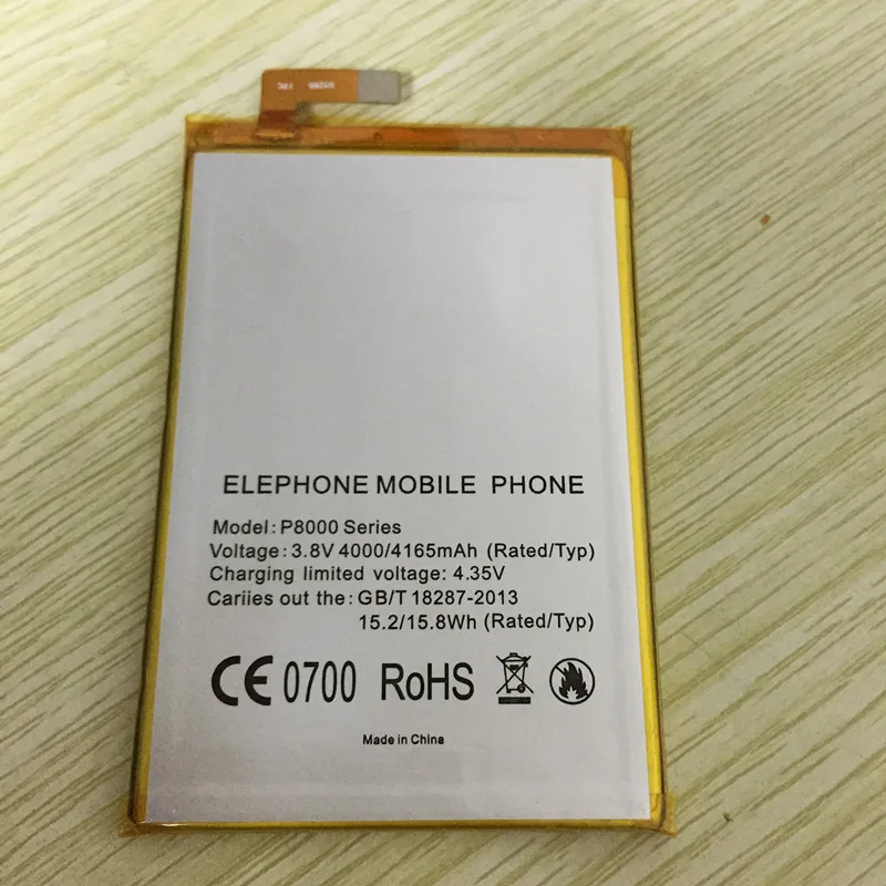 Аккумулятор 4165 мАч для Elephone P8000 Мобильный телефон батареи + трек-код | Мобильные