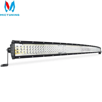 MICTUNING New GlowStar 52" 5-Row Curved LED Light Bar 33000LM Spot Flood Combo Offroad Driving Fog Light for 4X4 Jeep Truck Boat
MICTUNING New GlowStar 52" 5-Row Curved LED Light Bar 33000LM Spot Flood Combo Offroad Driving Fog Light for 4X4 Jeep Truck Boat
