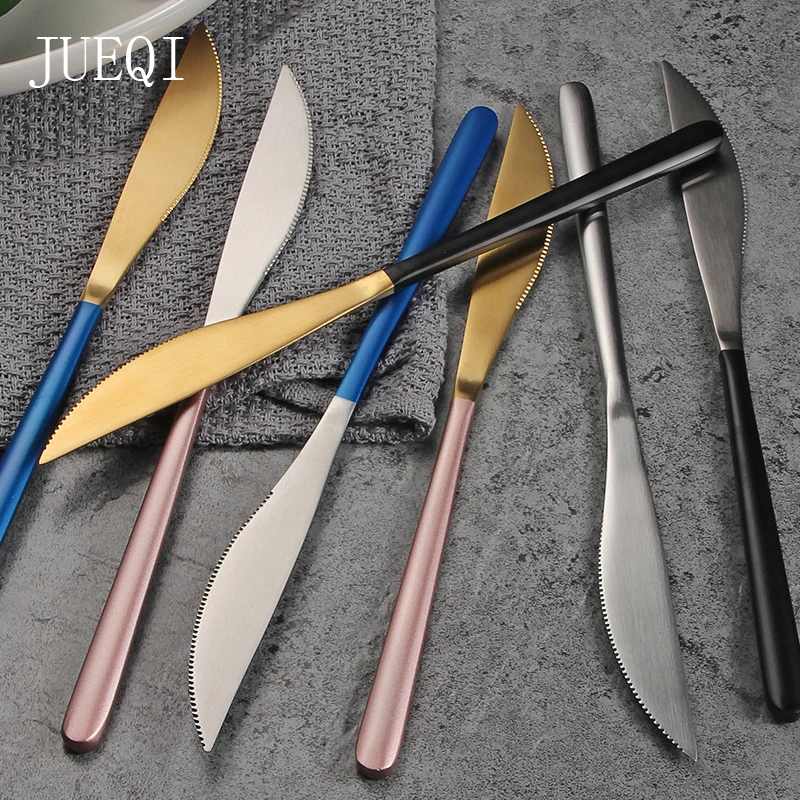 JueQi Tableware 304 Stainless Steel Western Dinnerware Set Classic Dinner Set Knives Wedding Dining
JueQi Tableware 304 Stainless Steel Western Dinnerware Set Classic Dinner Set Knives Wedding Dining