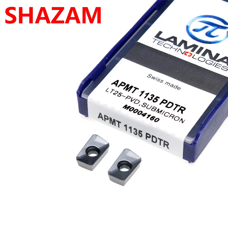 APMT1135PDTR-LT25 Slotting External Turning Tools Carbide insert CNC SHAZAM Machining center Precision semi-finishing 10pcs
APMT1135PDTR-LT25 Slotting External Turning Tools Carbide insert CNC SHAZAM Machining center Precision semi-finishing 10pcs