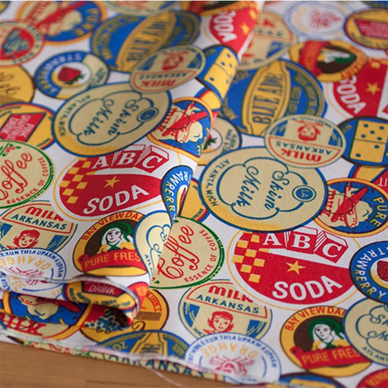 Fabric Wear-resistant Retro Vintage Printing Badge Linen Fabric for Furinture Cover Woven Linen Handmade DIY Sewing Raw Material
Fabric Wear-resistant Retro Vintage Printing Badge Linen Fabric for Furinture Cover Woven Linen Handmade DIY Sewing Raw Material