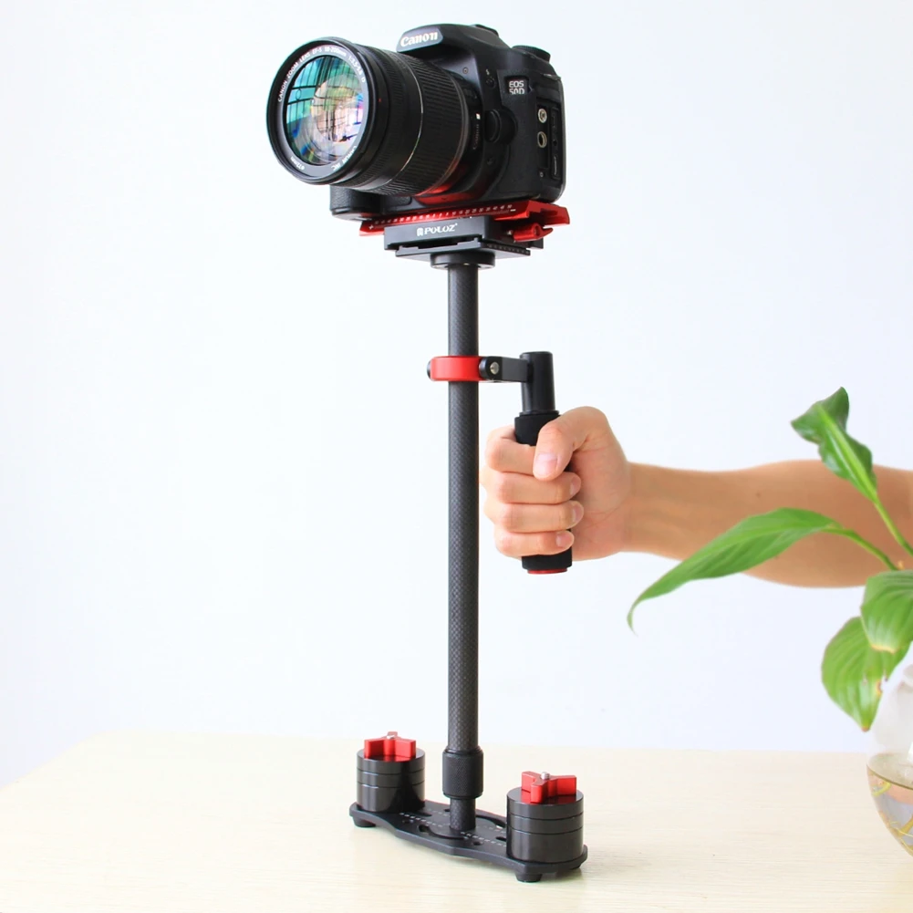 PULUZ Professional P60T Camera Stabilizer 60cm handheld dslr steadycam stabilizer for SLR DSLR camera camcorder and Canon DVs
PULUZ Professional P60T Camera Stabilizer 60cm handheld dslr steadycam stabilizer for SLR DSLR camera camcorder and Canon DVs