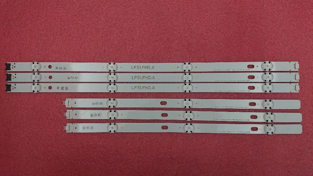 New 6 PCS/set LED backlight strip for LG 43LF5100 LF51_FHD_A LF51_FHD_B LGE_WICOP_FHD 43INCH_REV00_A/B_150511
New 6 PCS/set LED backlight strip for LG 43LF5100 LF51_FHD_A LF51_FHD_B LGE_WICOP_FHD 43INCH_REV00_A/B_150511