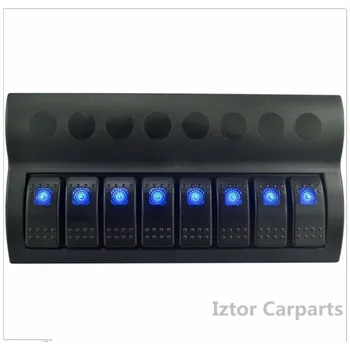 8 post 12V-24V marine rocker rocker switch panel |Blue LED car switch panel sales/maring ship 8 gang switch panel hot
8 post 12V-24V marine rocker rocker switch panel |Blue LED car switch panel sales/maring ship 8 gang switch panel hot