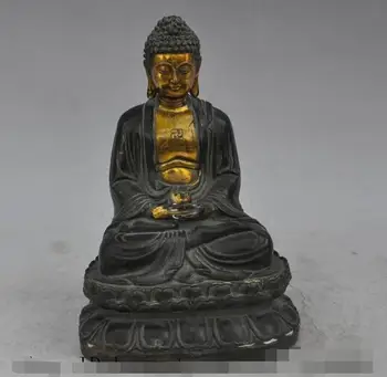 Free shipping S00073 9" china buddhism bronze gilt lotus sakyamuni Shakyamuni Tathagata buddha statue
Free shipping S00073 9" china buddhism bronze gilt lotus sakyamuni Shakyamuni Tathagata buddha statue