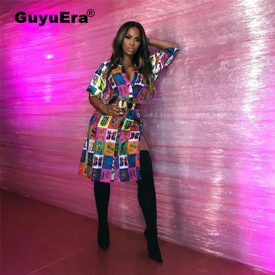 GuyuEra Best Selling African Shirt European and American Fashion Sexy Digital Printing Split 7-sleeve Shirt Skirt
GuyuEra Best Selling African Shirt European and American Fashion Sexy Digital Printing Split 7-sleeve Shirt Skirt