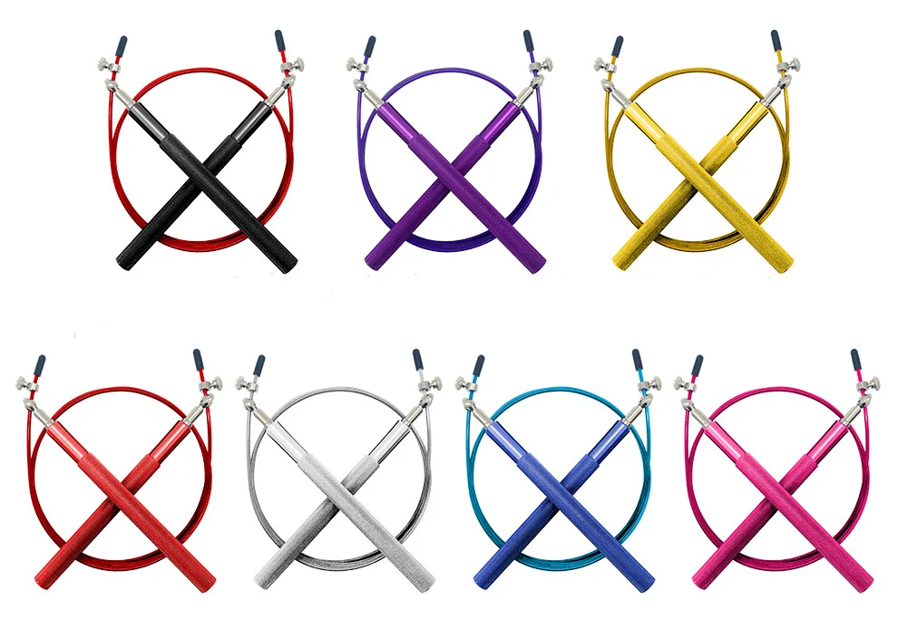 Crossfit Speed Jump Rope Ultra-speed Metal Bearing Skipping Rope Steel Wire jumping ropes for Boxing MMA Gym Fitness Training Crossfit Speed Jump Rope Ultra-speed Metal Bearing Skipping Rope Steel Wire jumping ropes for Boxing MMA Gym Fitness Training