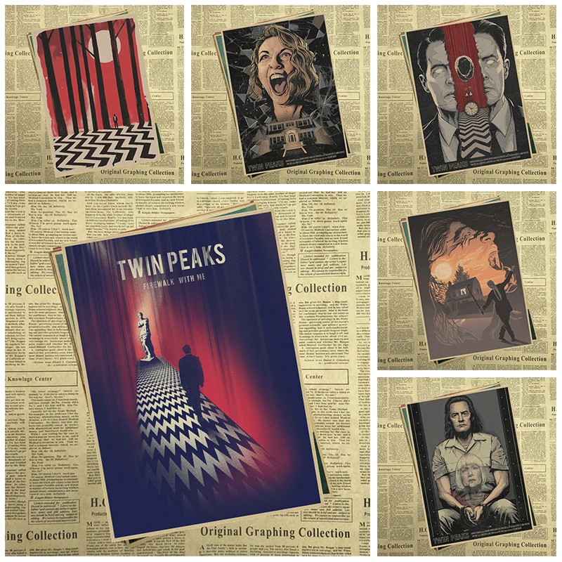 Twin Peaks Movie Kraft paper poster Wall Art Wall Pictures For Living Room Decoration
Twin Peaks Movie Kraft paper poster Wall Art Wall Pictures For Living Room Decoration