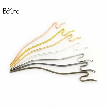 BoYuTe 20Pcs 135*3MM Metal Iron Snake Shaped Plain Hair Stick Diy Hand Made Hair Jewelry Accessories Parts
BoYuTe 20Pcs 135*3MM Metal Iron Snake Shaped Plain Hair Stick Diy Hand Made Hair Jewelry Accessories Parts
