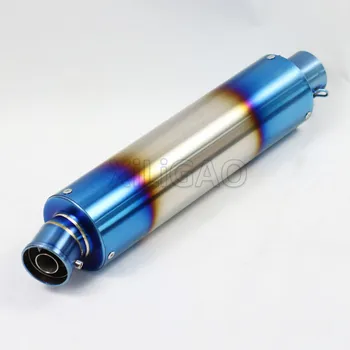GY6 51MM Exhaust Muffler Pipe Motorcycle Blue Color With Movable DB Killer For HONDA YAMAHA MSX125 R6 Scooter Escape Moto SC031
GY6 51MM Exhaust Muffler Pipe Motorcycle Blue Color With Movable DB Killer For HONDA YAMAHA MSX125 R6 Scooter Escape Moto SC031